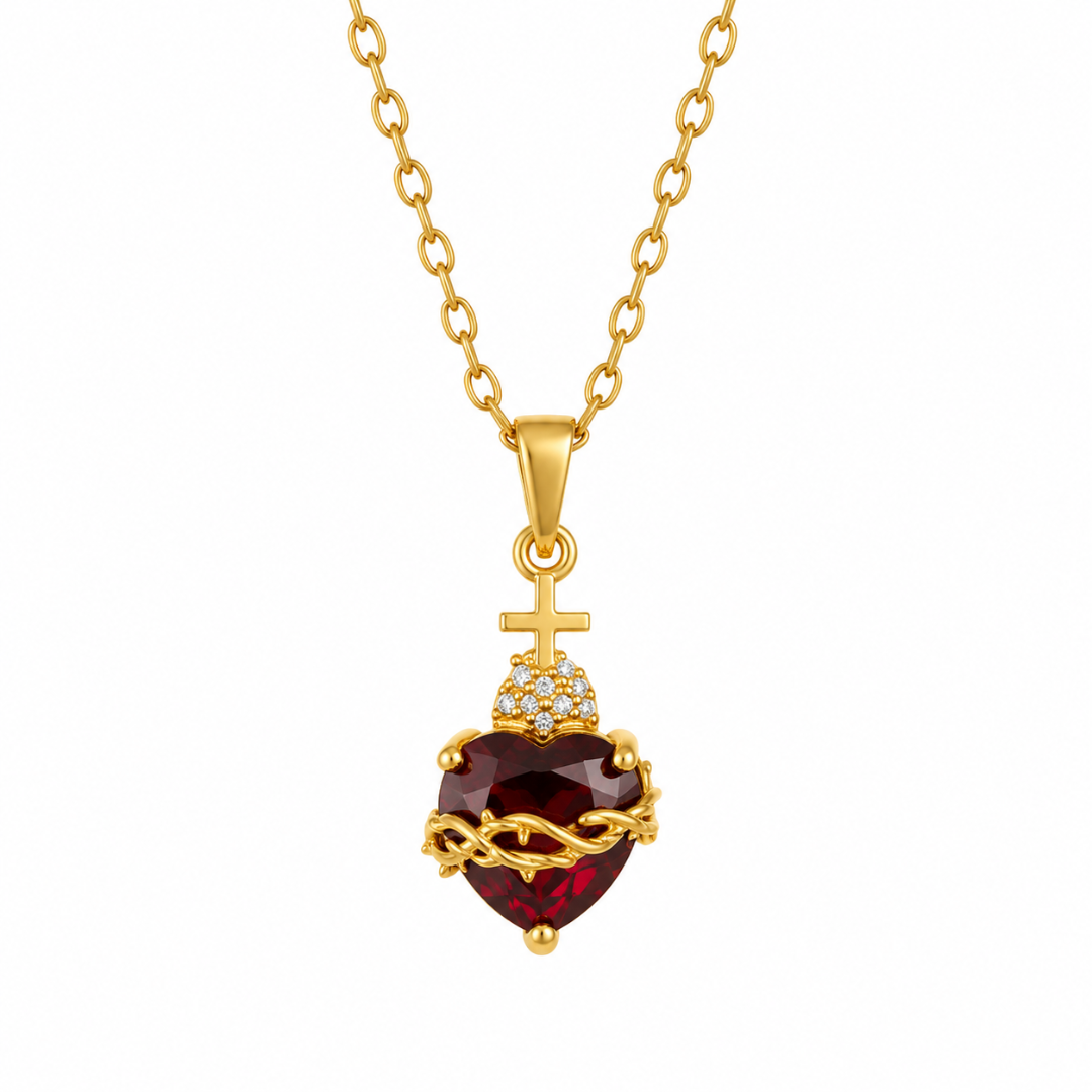 Corazón Sagrado - Collar Cristiano Fidelia