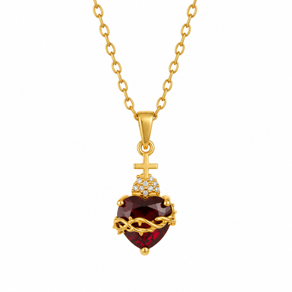 Corazón Sagrado - Collar Cristiano Fidelia